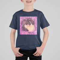 Funny Save The Environment Eat Plastic T Shirt For Kid Cat Meme