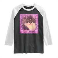 Funny Save The Environment Eat Plastic Raglan Shirt Cat Meme