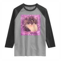 Funny Save The Environment Eat Plastic Raglan Shirt Cat Meme