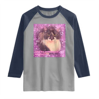 Funny Save The Environment Eat Plastic Raglan Shirt Cat Meme