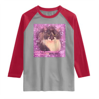 Funny Save The Environment Eat Plastic Raglan Shirt Cat Meme