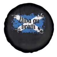 Alba Gu Brath Spare Tire Cover Vintage Scottish Scotland Flag Saltire