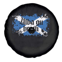 Alba Gu Brath Spare Tire Cover Vintage Scottish Scotland Flag Saltire