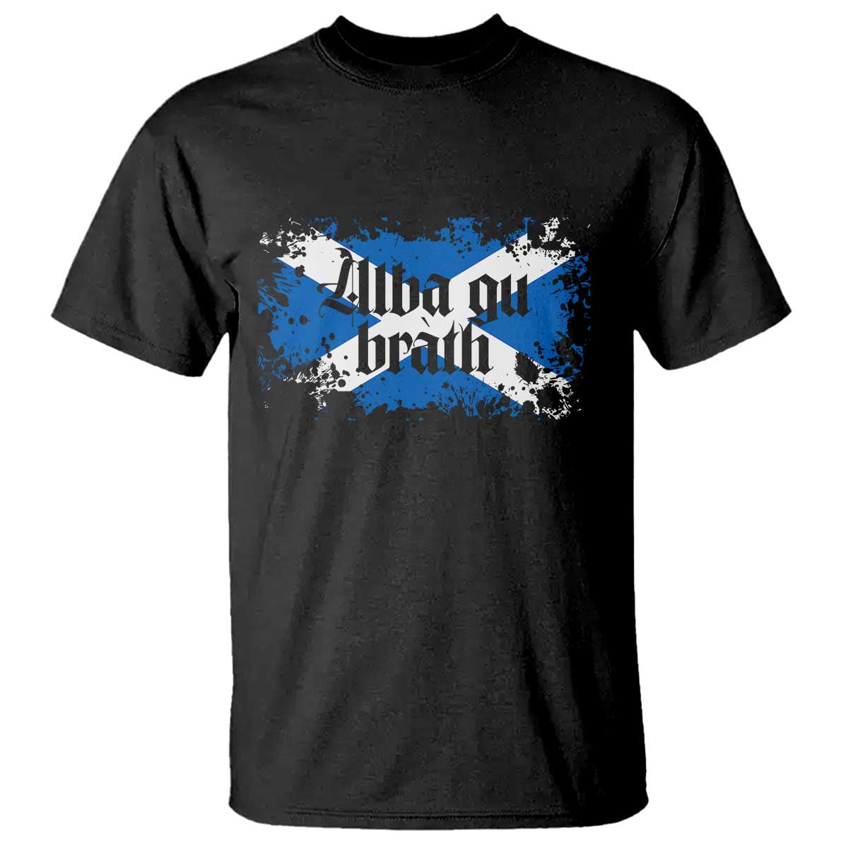 Alba Gu Brath T Shirt Vintage Scottish Scotland Flag Saltire