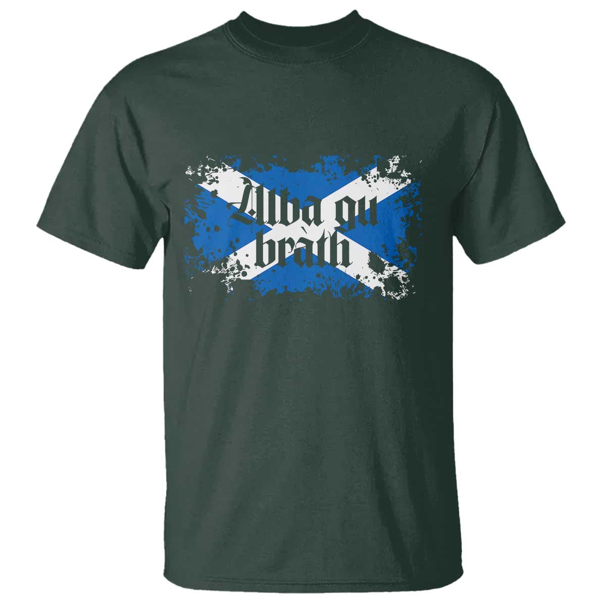 Alba Gu Brath T Shirt Vintage Scottish Scotland Flag Saltire