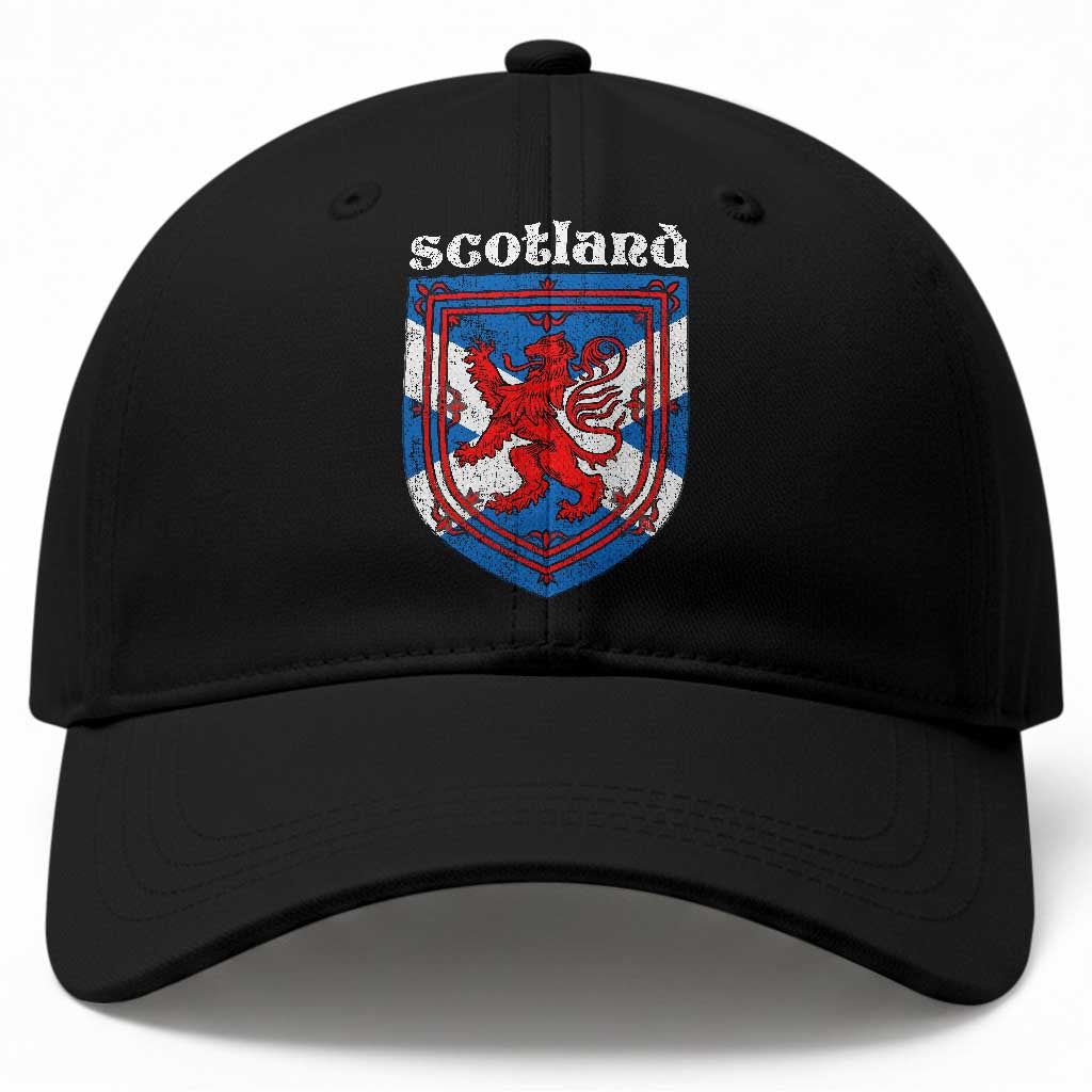 Scottish Pride Baseball Cap Scottish Rampant Lion Flag Scotland Coat of Arms