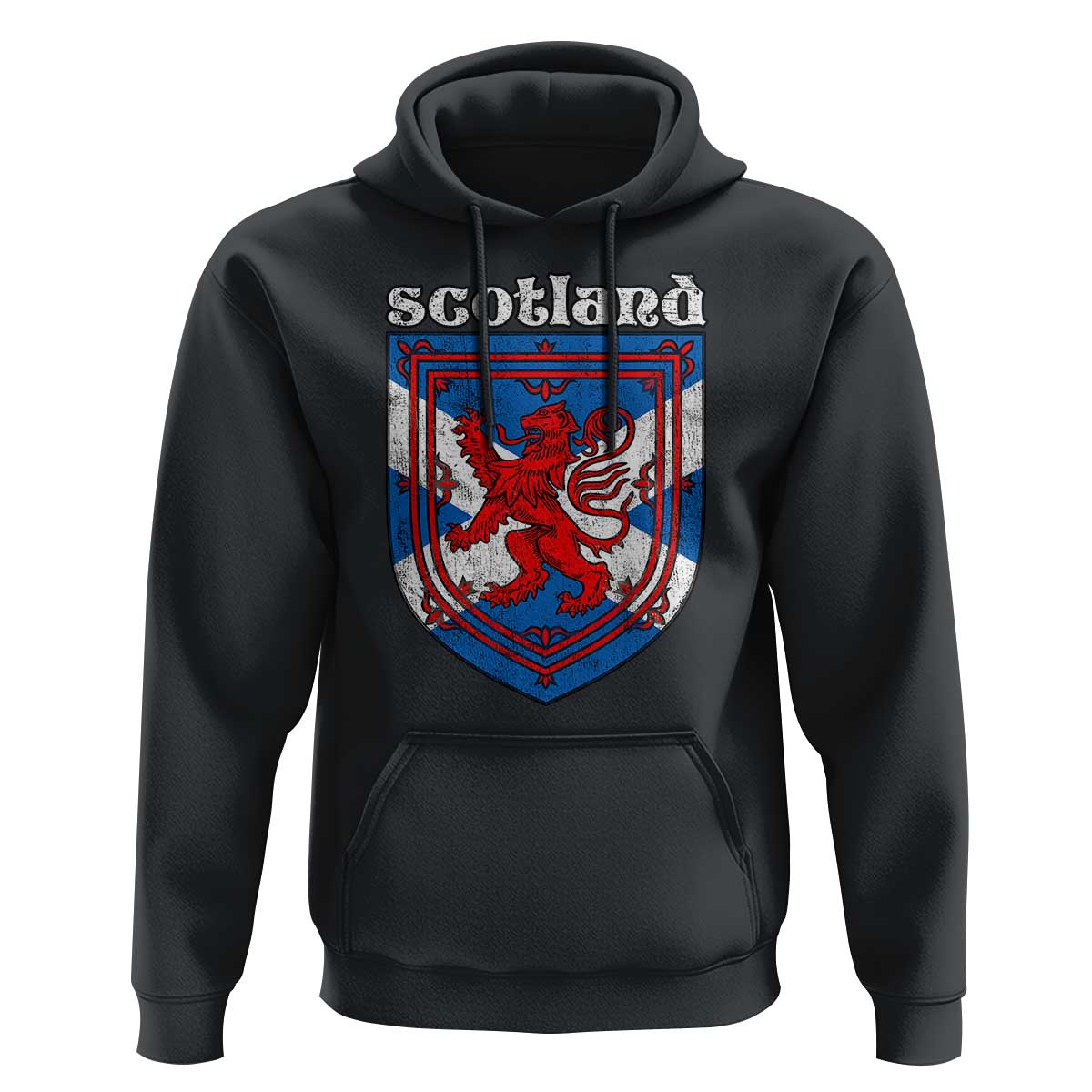 Scottish Pride Hoodie Scottish Rampant Lion Flag Scotland Coat of Arms