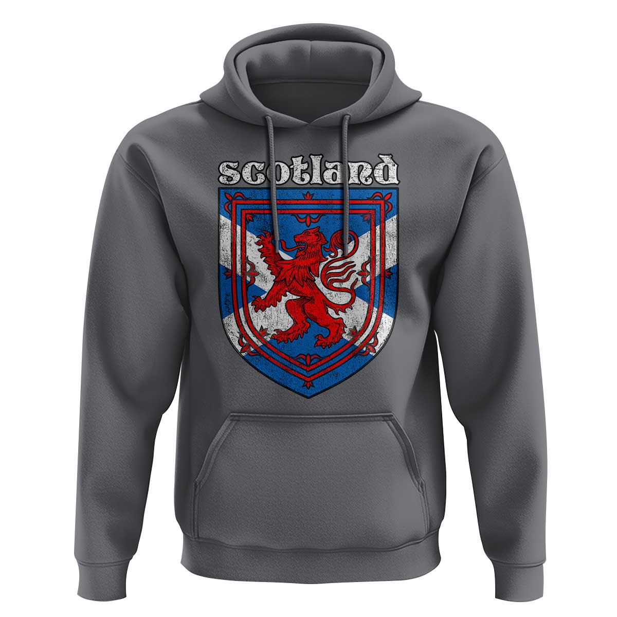 Scottish Pride Hoodie Scottish Rampant Lion Flag Scotland Coat of Arms