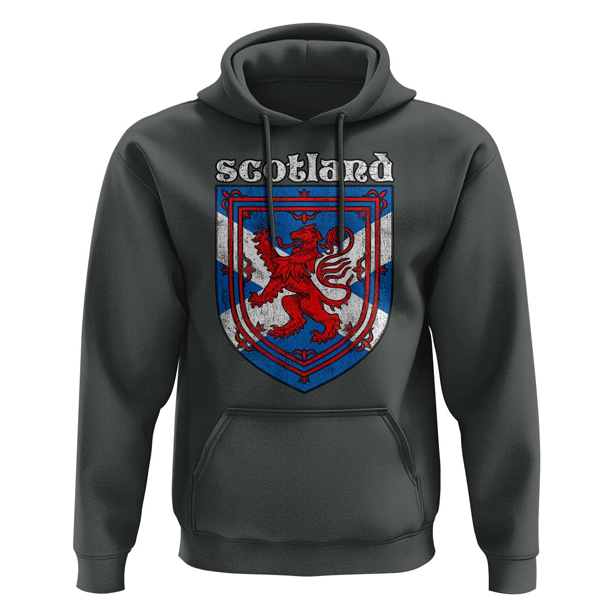 Scottish Pride Hoodie Scottish Rampant Lion Flag Scotland Coat of Arms