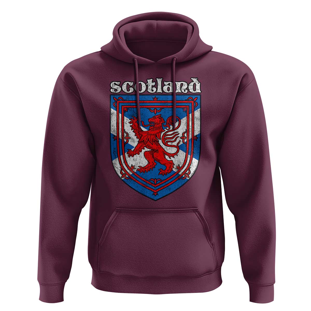 Scottish Pride Hoodie Scottish Rampant Lion Flag Scotland Coat of Arms