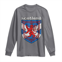 Scottish Pride Long Sleeve Shirt Scottish Rampant Lion Flag Scotland Coat of Arms