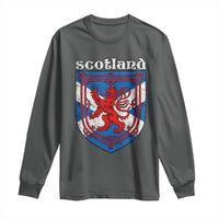 Scottish Pride Long Sleeve Shirt Scottish Rampant Lion Flag Scotland Coat of Arms