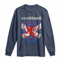 Scottish Pride Long Sleeve Shirt Scottish Rampant Lion Flag Scotland Coat of Arms