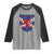 Scottish Pride Raglan Shirt Scottish Rampant Lion Flag Scotland Coat of Arms
