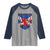 Scottish Pride Raglan Shirt Scottish Rampant Lion Flag Scotland Coat of Arms
