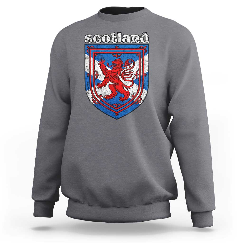Scottish Pride Sweatshirt Scottish Rampant Lion Flag Scotland Coat of Arms