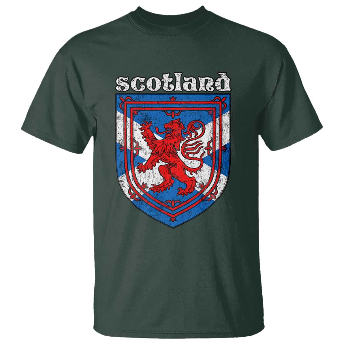 Scottish Pride T Shirt Scottish Rampant Lion Flag Scotland Coat of Arms