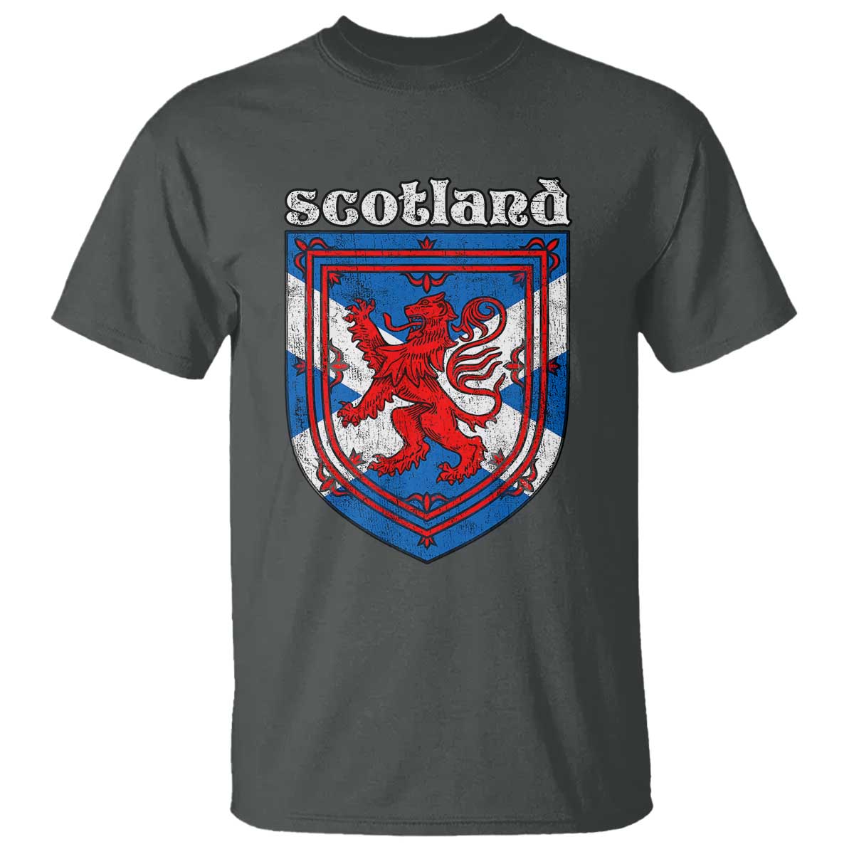 Scottish Pride T Shirt Scottish Rampant Lion Flag Scotland Coat of Arms