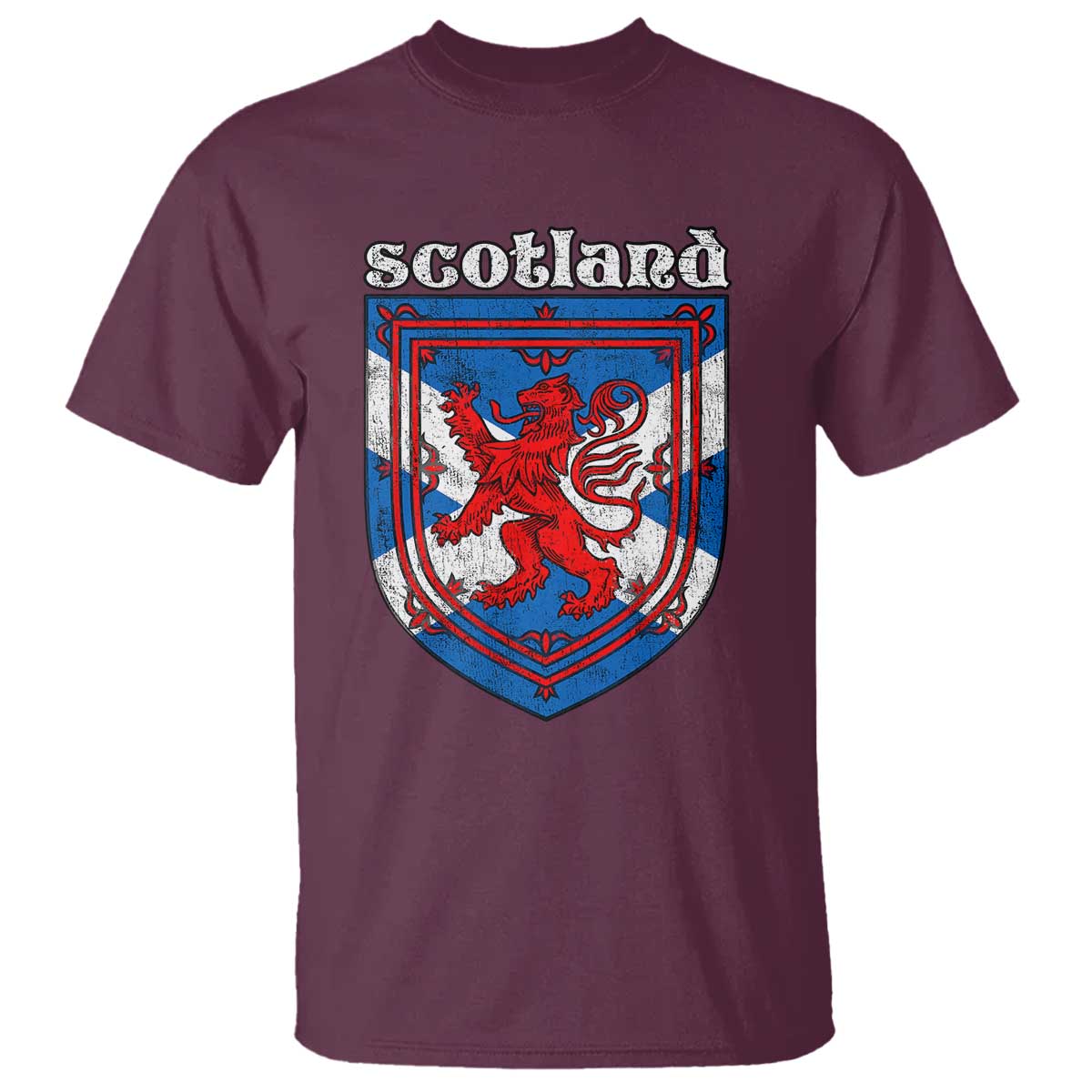 Scottish Pride T Shirt Scottish Rampant Lion Flag Scotland Coat of Arms