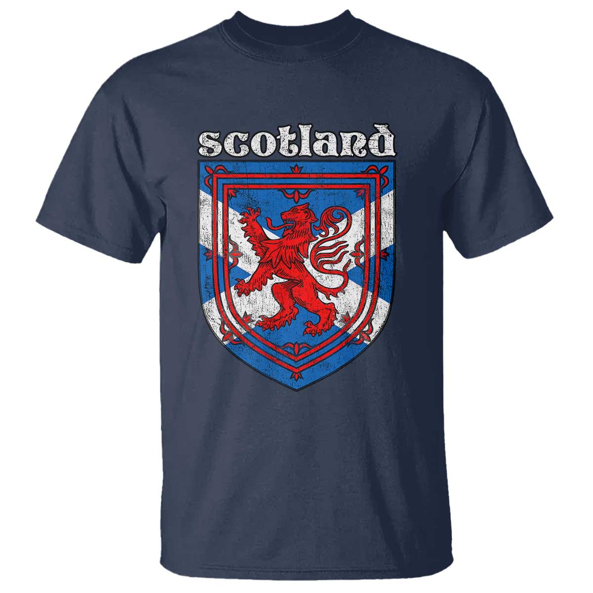 Scottish Pride T Shirt Scottish Rampant Lion Flag Scotland Coat of Arms