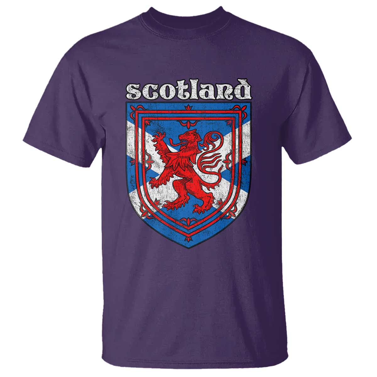 Scottish Pride T Shirt Scottish Rampant Lion Flag Scotland Coat of Arms