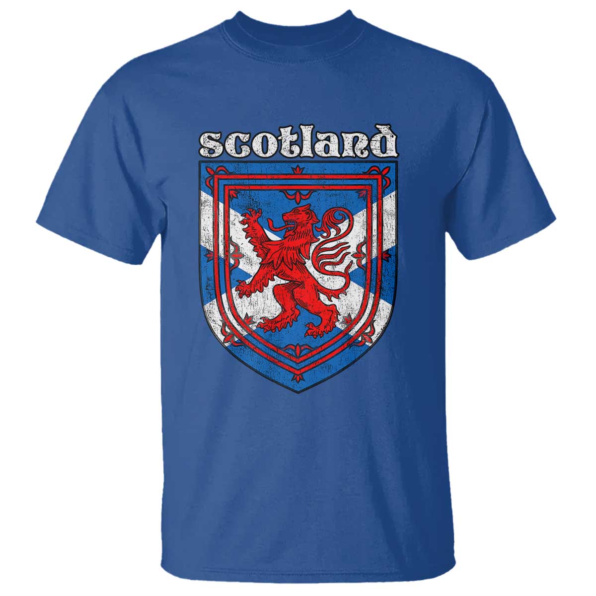Scottish Pride T Shirt Scottish Rampant Lion Flag Scotland Coat of Arms