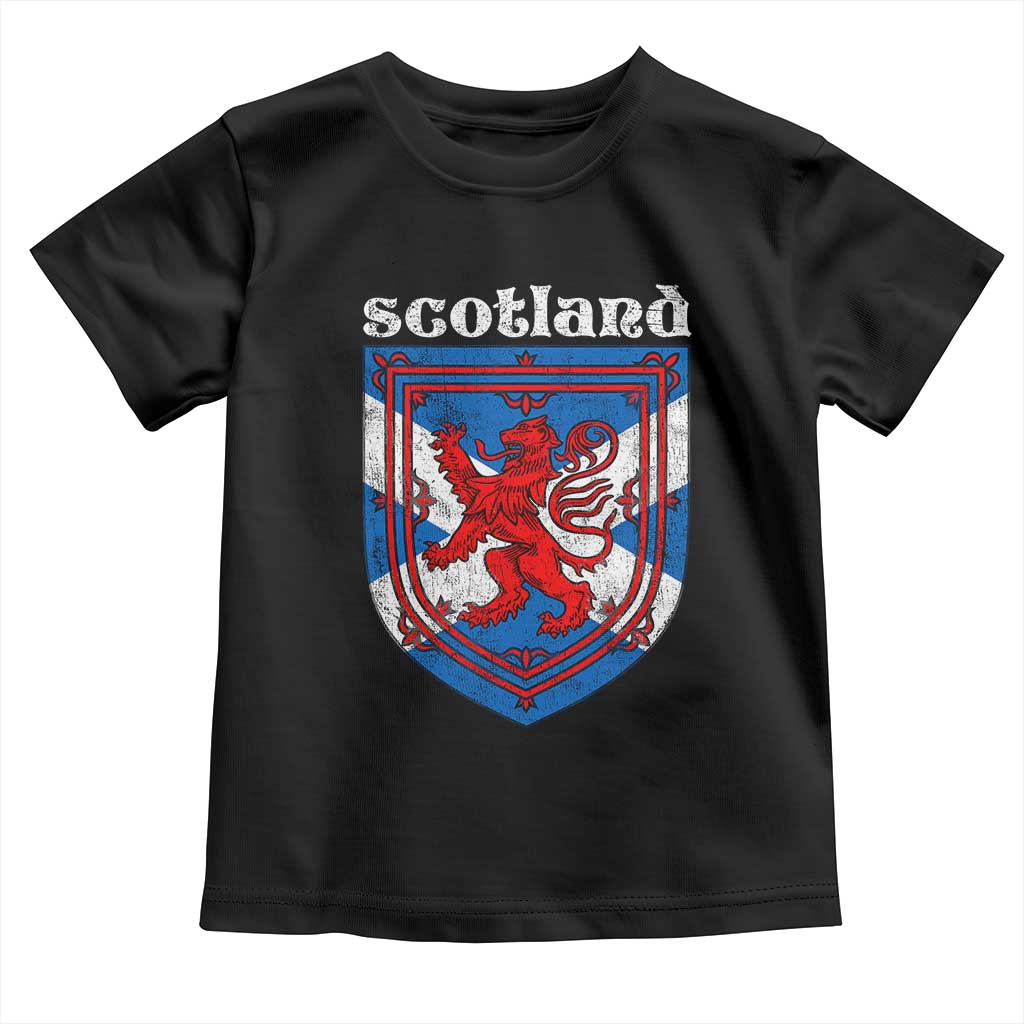 Scottish Pride Toddler T Shirt Scottish Rampant Lion Flag Scotland Coat of Arms
