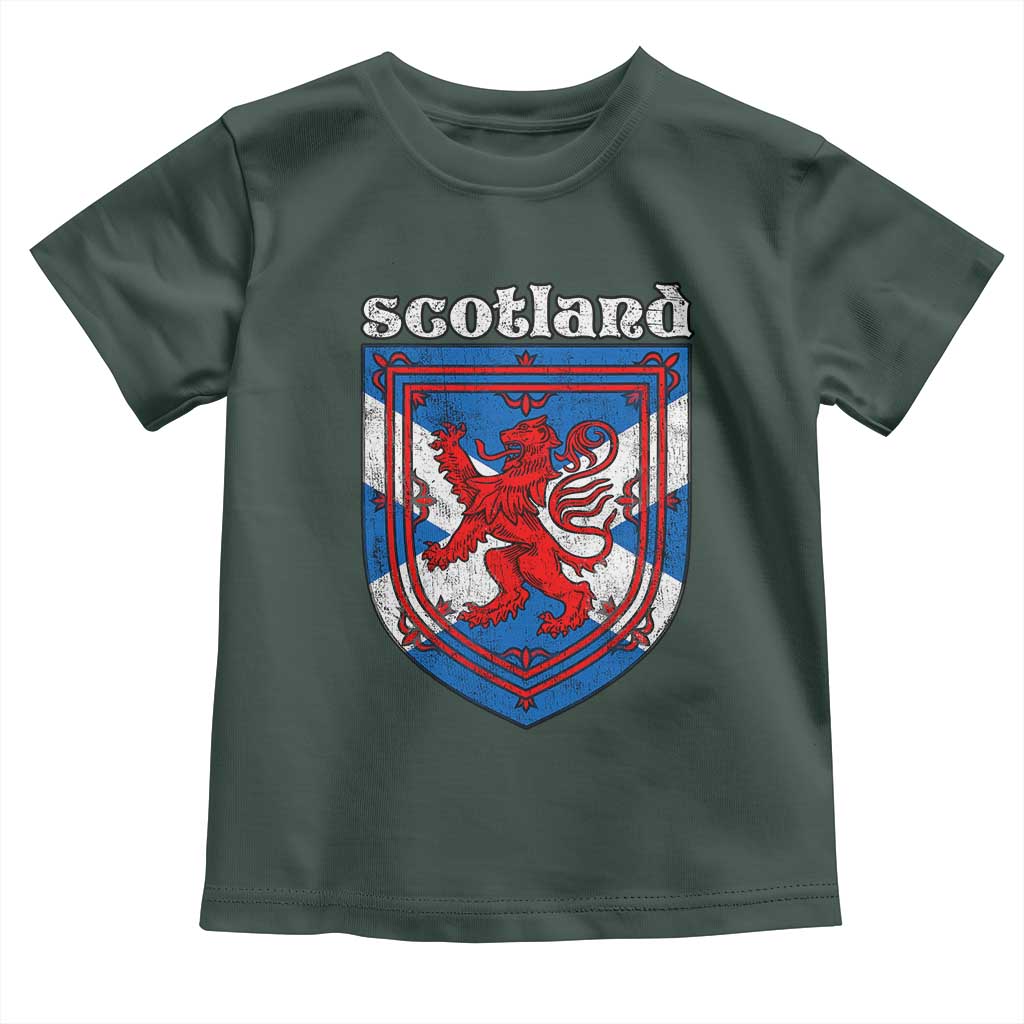 Scottish Pride Toddler T Shirt Scottish Rampant Lion Flag Scotland Coat of Arms