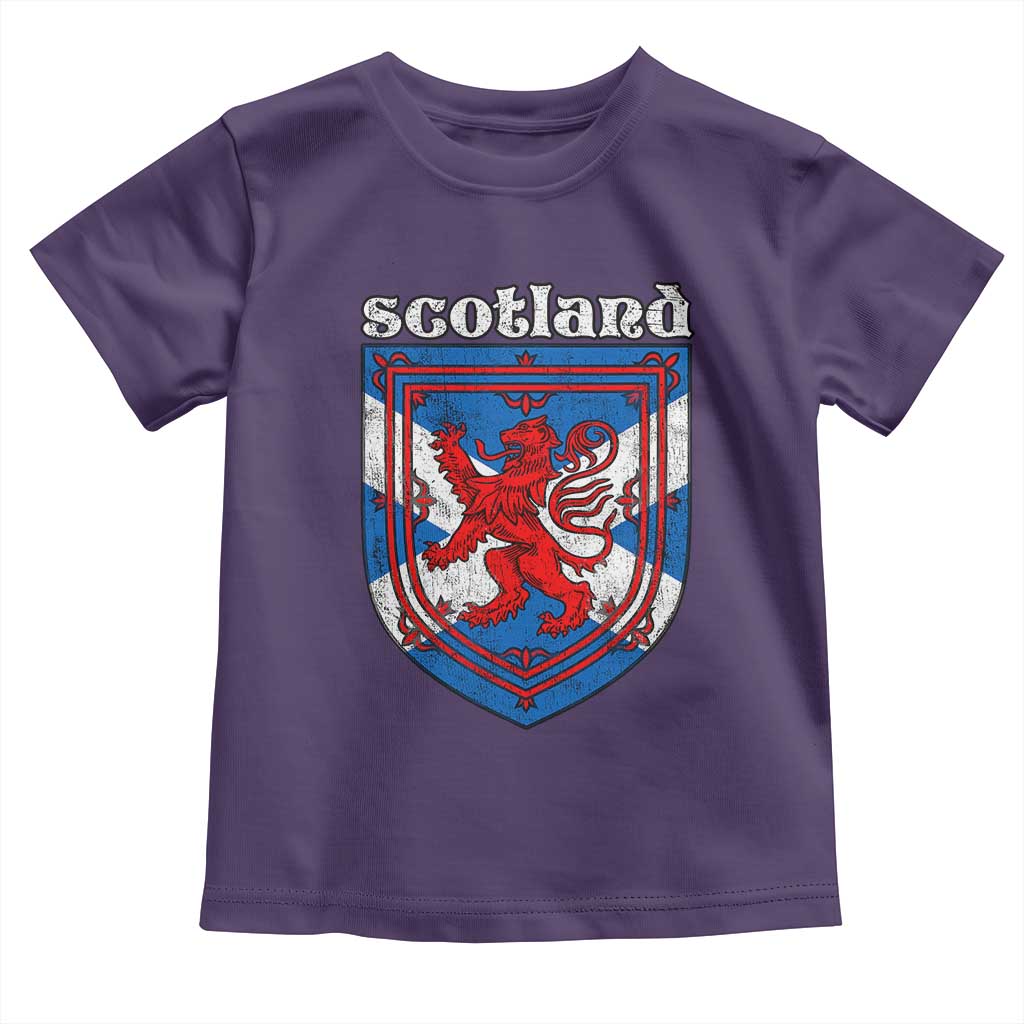 Scottish Pride Toddler T Shirt Scottish Rampant Lion Flag Scotland Coat of Arms