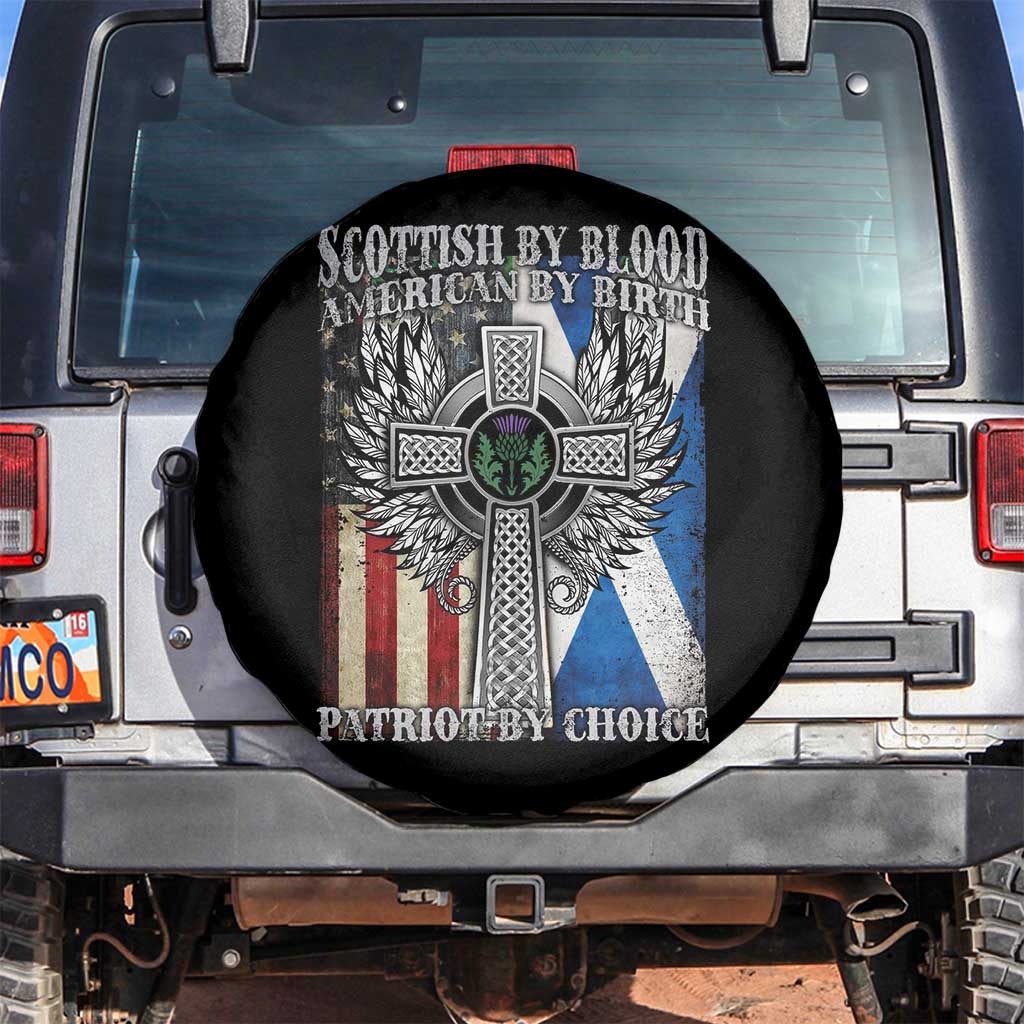 Scottish American Spare Tire Cover Scottish By Blood American By Birth Patriot By Choice