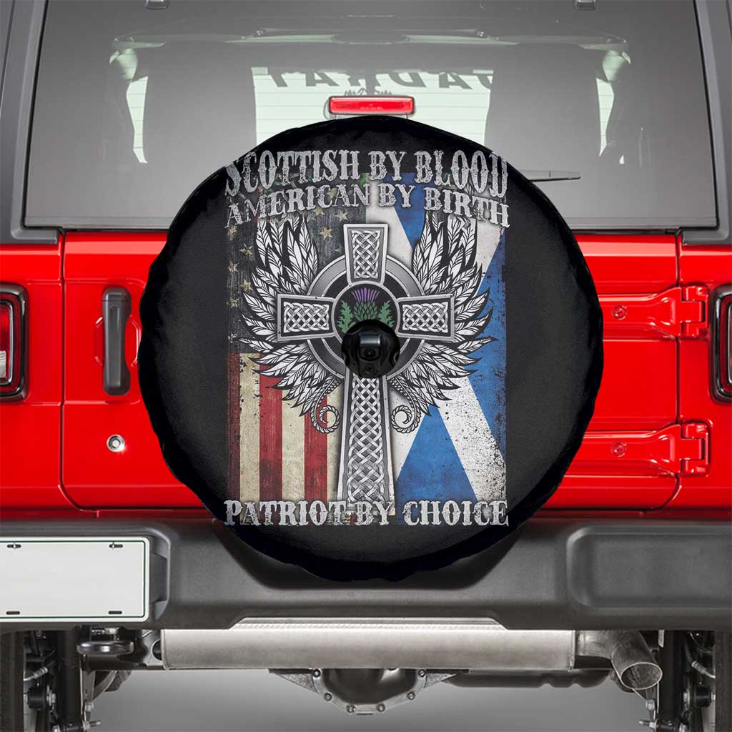 Scottish American Spare Tire Cover Scottish By Blood American By Birth Patriot By Choice