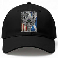 Scottish American Baseball Cap Scottish By Blood American By Birth Patriot By Choice