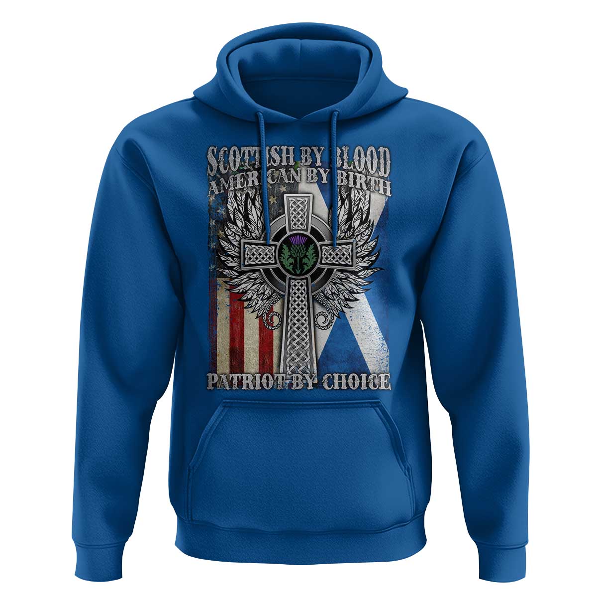 Scottish American Hoodie Scottish By Blood American By Birth Patriot By Choice