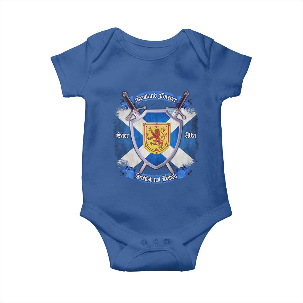 Scotland Forever Saor Alba Scottish Not British Baby Onesie Scottish Pride