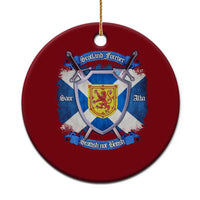 Scotland Forever Saor Alba Scottish Not British Ceramic Ornament Scottish Pride - Wonder Print Shop
