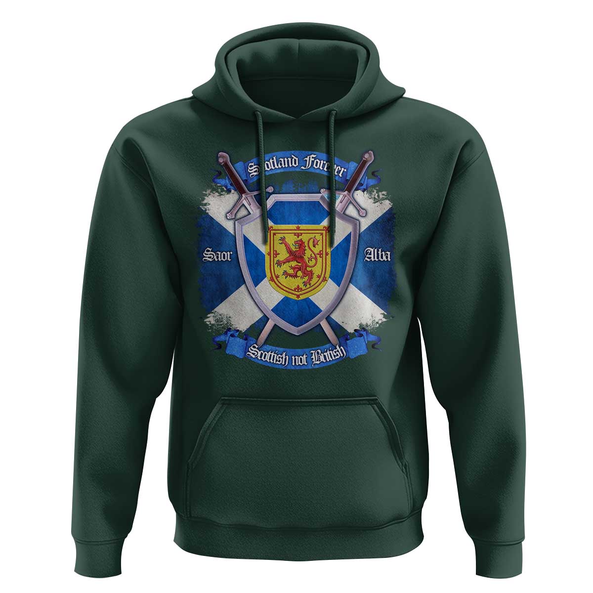 Scotland Forever Saor Alba Scottish Not British Hoodie Scottish Pride