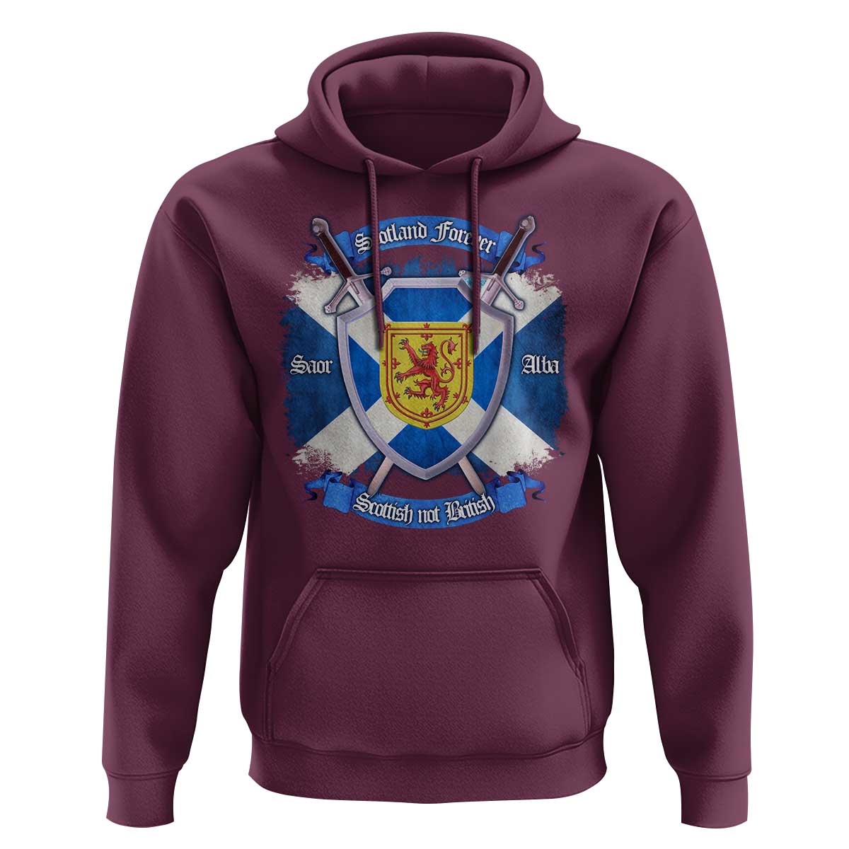 Scotland Forever Saor Alba Scottish Not British Hoodie Scottish Pride