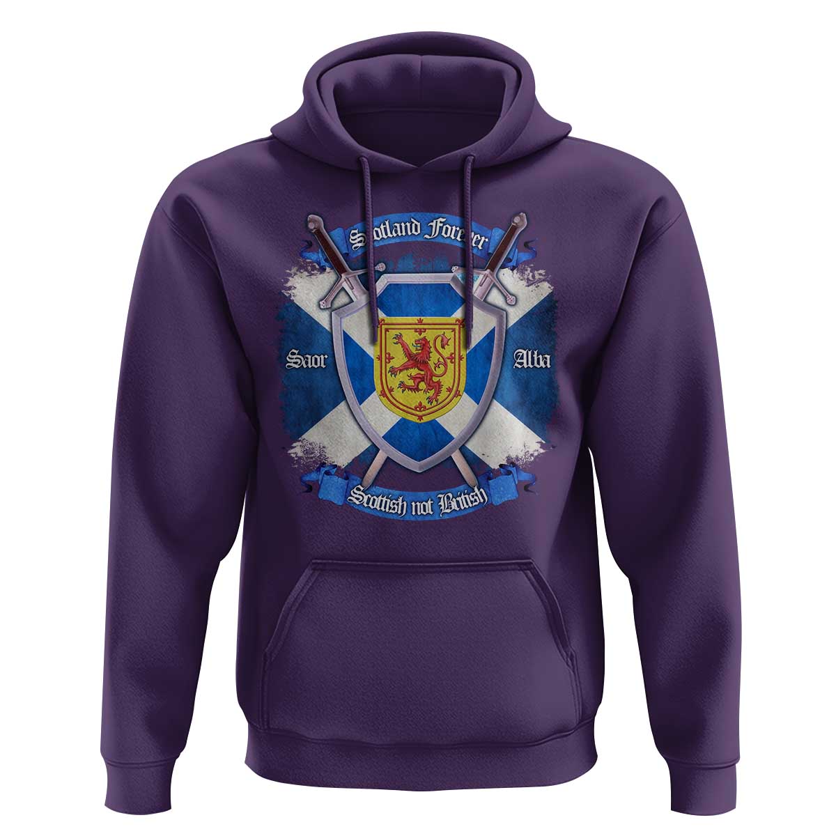 Scotland Forever Saor Alba Scottish Not British Hoodie Scottish Pride