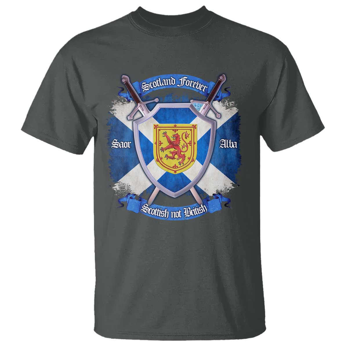 Scotland Forever Saor Alba Scottish Not British T Shirt Scottish Pride