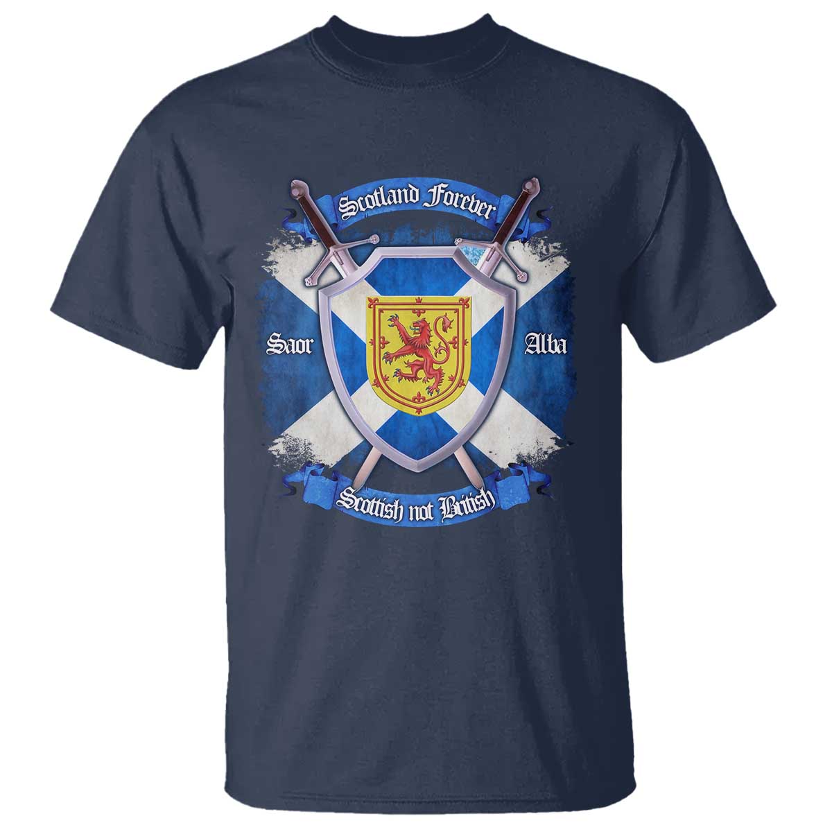 Scotland Forever Saor Alba Scottish Not British T Shirt Scottish Pride