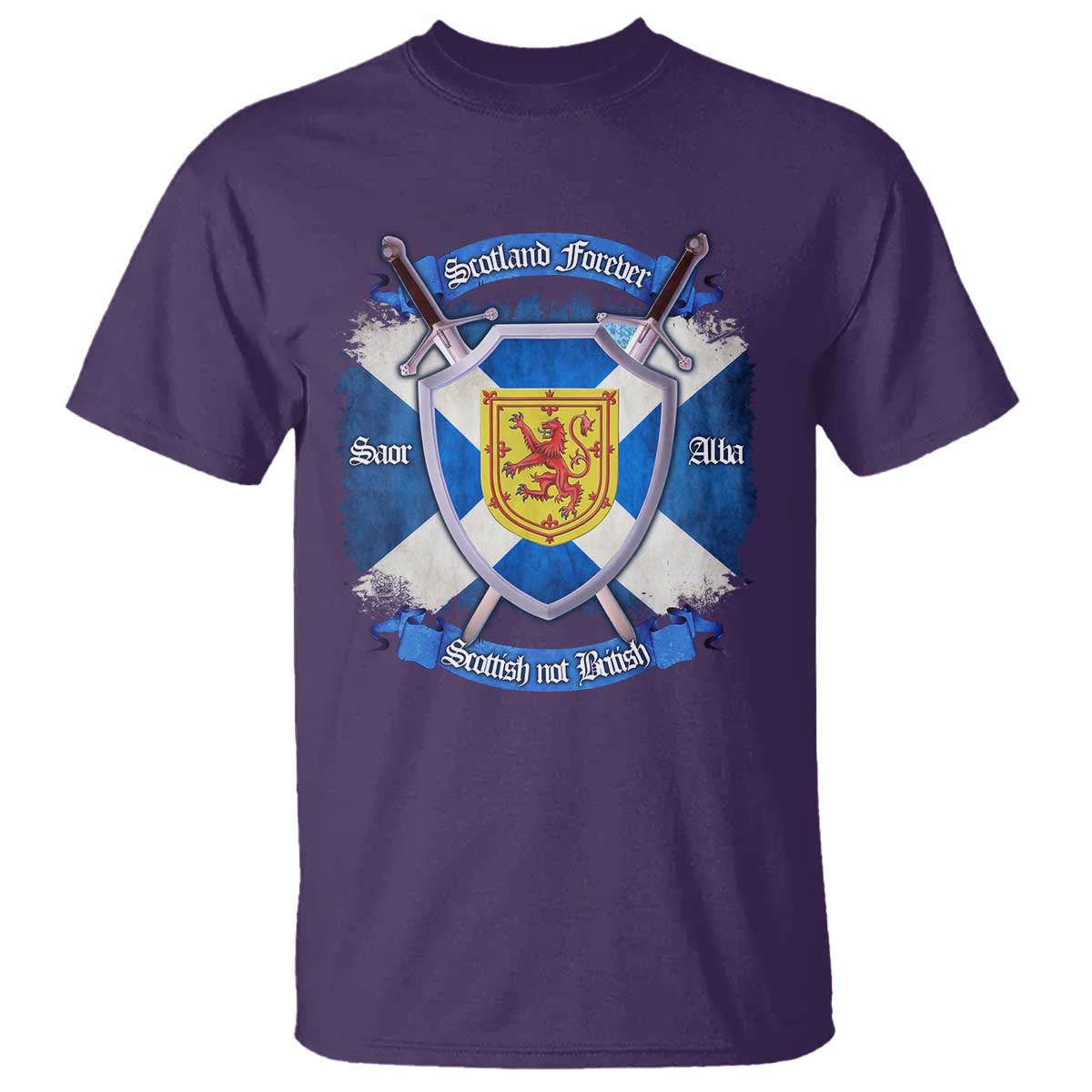 Scotland Forever Saor Alba Scottish Not British T Shirt Scottish Pride