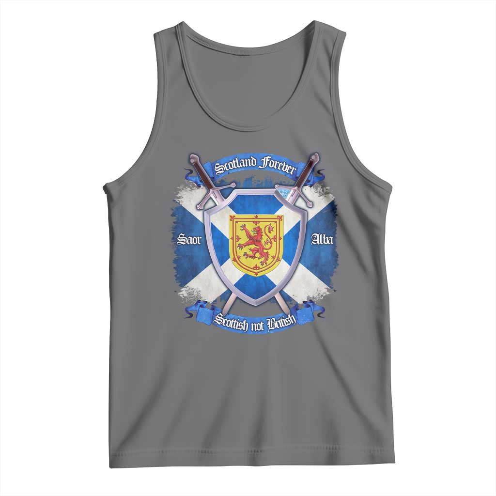 Scotland Forever Saor Alba Scottish Not British Tank Top Scottish Pride
