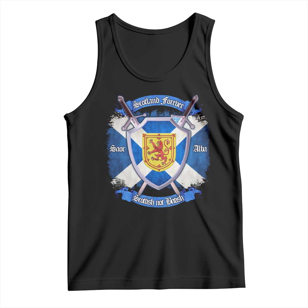 Scotland Forever Saor Alba Scottish Not British Tank Top Scottish Pride