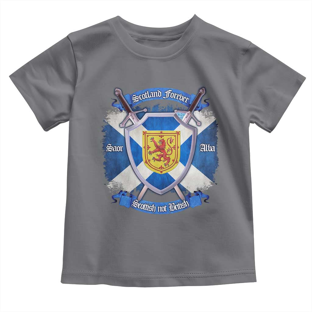 Scotland Forever Saor Alba Scottish Not British Toddler T Shirt Scottish Pride