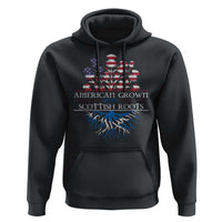 American Grown With Scottish Roots Hoodie Scottish American Heritage Thistle Flower