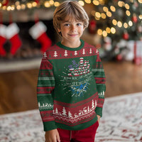American Grown With Scottish Roots Ugly Christmas Sweater Scottish American Heritage Thistle Flower TS11