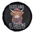 Funny Scotland Is Calling And I Must Go Spare Tire Cover Highland Cow