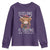 Funny Scotland Is Calling And I Must Go Youth Sweatshirt Highland Cow