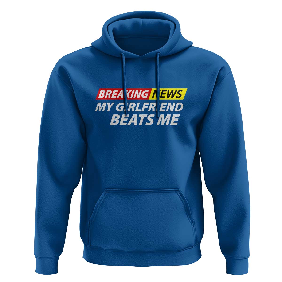 Funny Breaking News My Wife Beats Me Husband Hoodie