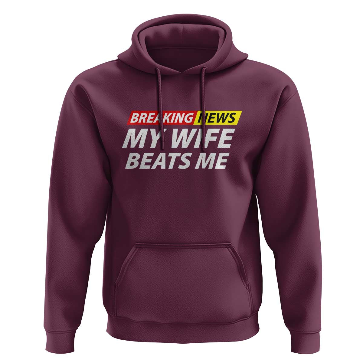 Funny Breaking News My Girlfriend Beats Me Boyfriend Hoodie